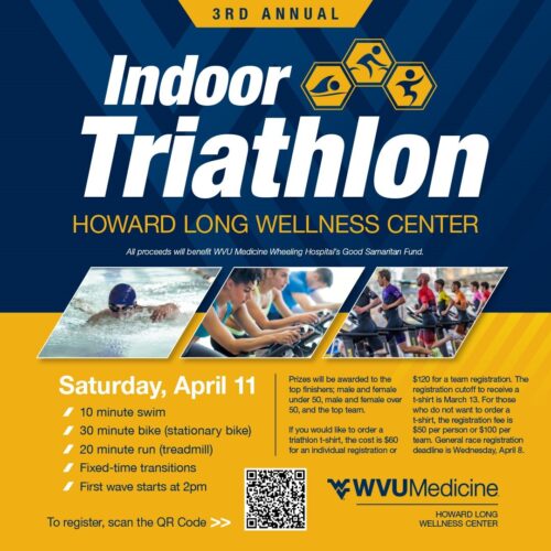 Howard Long Wellness Center Hosts Third Annual Indoor Triathlon